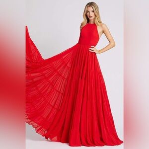 IEENA for Mac Duggal Red Prom Dress